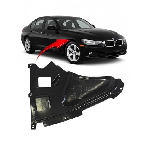Image of FitParts Compatible with BMW 3 Series 2012-2018 Front Right Fender Liner