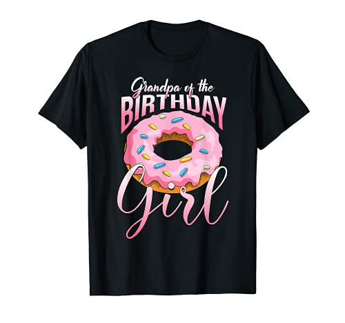Hombre Camisa de Donut para Niña del Abuelo del Cumpleaños Camiseta
