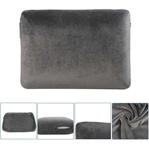 Almohada de espuma viscoelástica rectangular para viaje miniatura 2