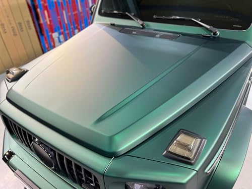 Image of ColorFusion PPF by VViViD, Satin Chrome Stealth Green Dry Apply PPF Vinyl Car Wrap Roll 1ft x 5ft