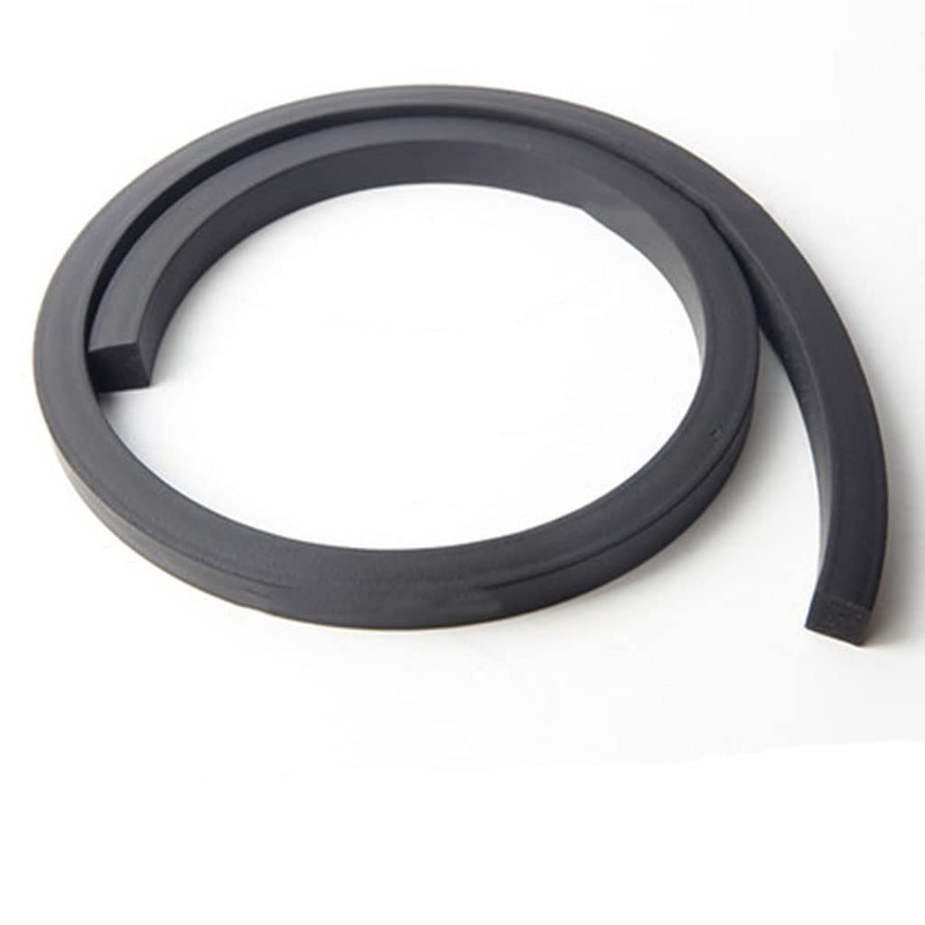 Silikonowa taśma uszczelniająca z pianki, Gumowa taśma uszczelniająca EPDM do okna drzwi szafki, płaska, 1 metr, wiele rozmiarów(10mm x 40mm)