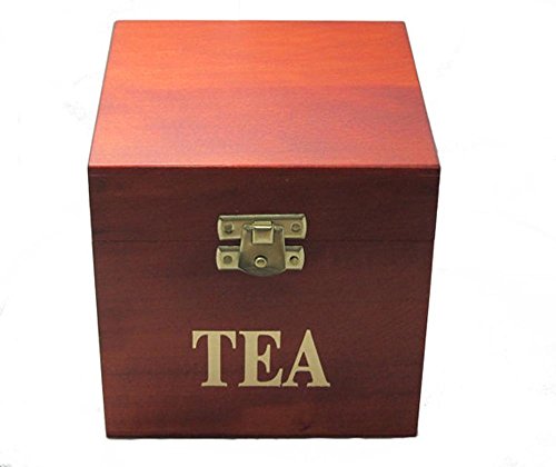 Tea Wood Box Polish Handmade Wood Keepsake Great Gift Idea F/Family Or Friend #TOP1