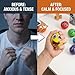 Imagen de UYVPAER 12Pcs Pelotas Antiestrés Para Niños Y Adultos De Emoji