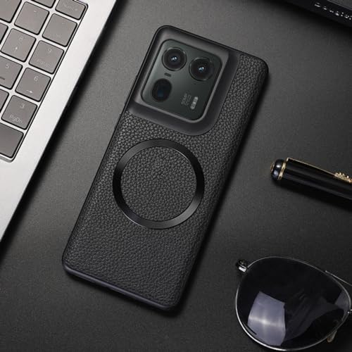 Hülle Case for Edge 50 Ultra Cover Texture Leather Support Wireless Charging,Slim Bumper Shell for Motorola Edge 50 Ultra(2)