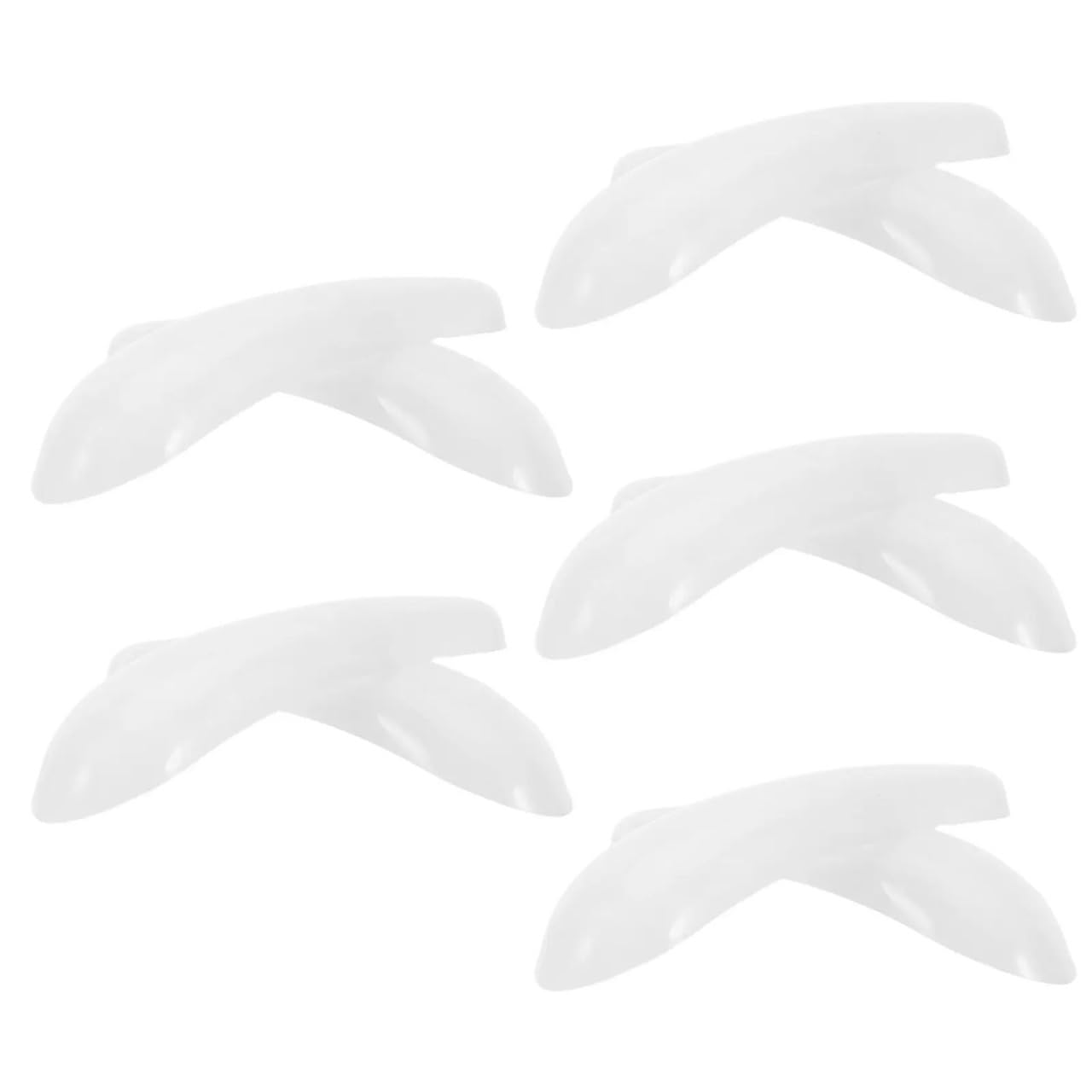 Hanger Shoulder Pads 5Pairs Wardrobe Hanger Shoulder Pads Clothes Protector Anti Crease Wide Support Thick Plastic Cushion For Coat Sweater Winter