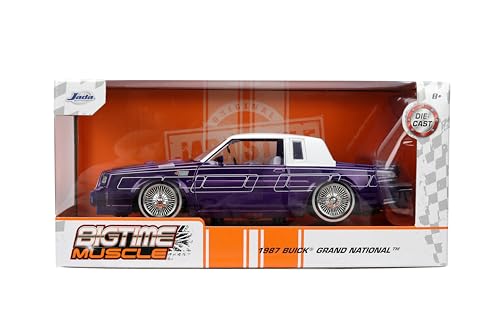 Jada Toys Bigtime Muscle 1:24 1987 Buick Grand National miniatura 2