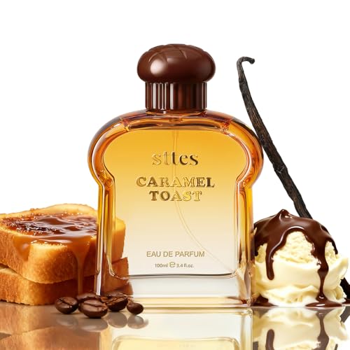 Sttes Caramel Toast Eau de Parfum, Warm Gourmand Fragrance with Vanilla, Coffee, Chocolate Notes, 100ml
