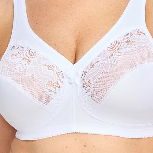 Image of Glamorise Women's Full Figure Wirefree Minimizer Support Bra #1003