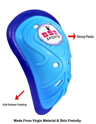 Image of SSS Octopus Abdominal Guard with Extra Soft Rubber Pad (Size & Colour Choice) (Mens, Blue)
