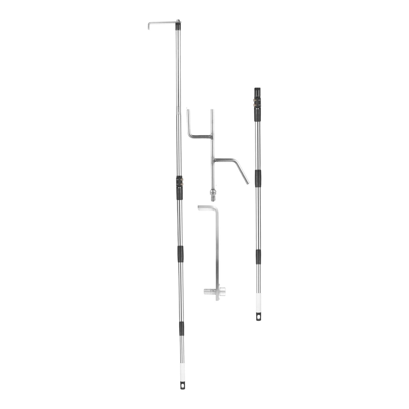 Herramienta de Agarre para camionetas, Pinzas de Plataforma para camionetas, Herramienta telescópica para recuperación de Carga de Camiones, Herramienta de Acceso Multiusos para Camiones con Mango | Agarrador Herramienta De Alcance De Carga Multiuso Para