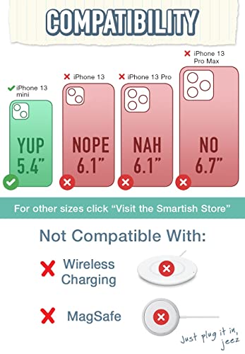 Smartish Iphone 13 Mini Crossbody Wallet Case For Women - Dancing Queen [Purse/Clutch With Detachable Strap & Wristlet] Protective Cover With Credit Card Holder - Chef's Special #TOP5