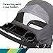 Safety 1st Smooth Ride Travel System Stroller and OnBoard FLX Infant Car Seat, Newborn to Toddler Baby Combo, Easy-Install, Large Canopy, Ample Storage, Foldable, Rear-Facing 4-30 lbs, Monument