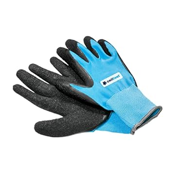 Cellfast Ergo - Guanti, Colore: Nero/Blu