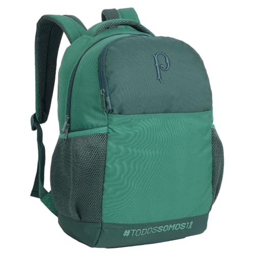 Mochila Bolsa de Costas Palmeiras Esportivo Infantil Juvenil Adulto Escolar Trabalho Faculdade Viagem Verde