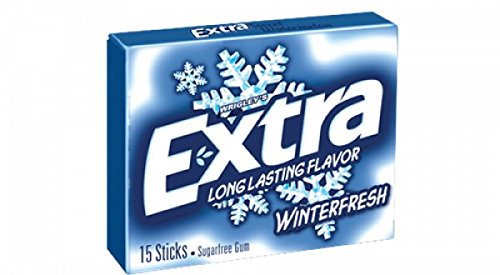 Wrigley's Extra Sugar Free Winterfresh 15 Sticks (Pack of 2)