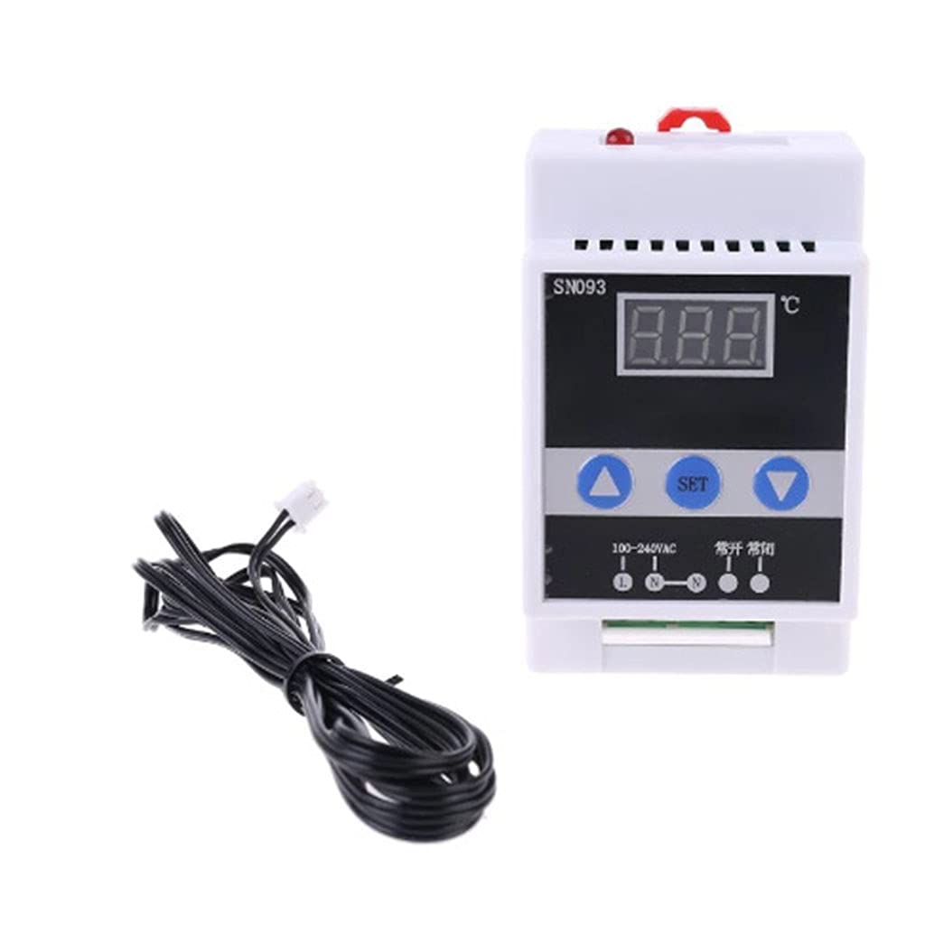 Guide Termoregolatore Digitale Termostato Regolatore di Temperatura Raffreddamento, Riscaldamento, Controllo Raffreddamento, Sensore di Controllo Raffreddamento, Termor