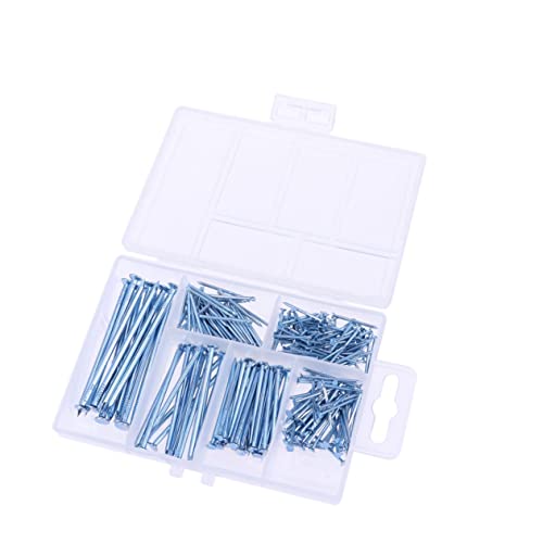 Clavos para colgar cuadros Housoutil 240 piezas hierro plata miniatura 7