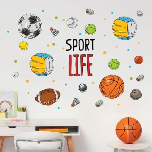 Vinilos decorativos deportivos Mfault en vinilo para habitación miniatura 3