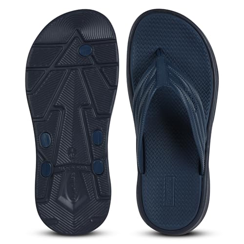 Image of Aqualite NEO-276 Men Slide Slippers with Comfotable EVA Sole Slip-On Flat Flip Flops, Sliders, Chappal & Comfort Insole Slipper for Men