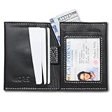 KORE Essentials Men's Leather Bi-Fold Wallet [RFID Blocking]