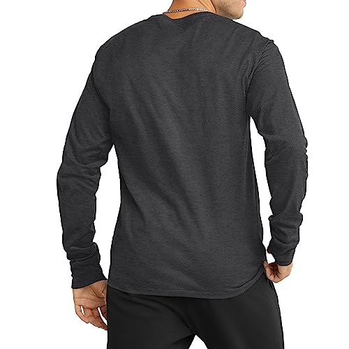 Champion Men's Classic Jersey Long Sleeve T-Shirt, Navy, XX-Large2