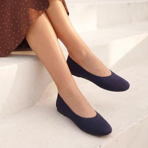 Image of DREAM PAIRS Women's Dress Knit Ballet Comfort Flats