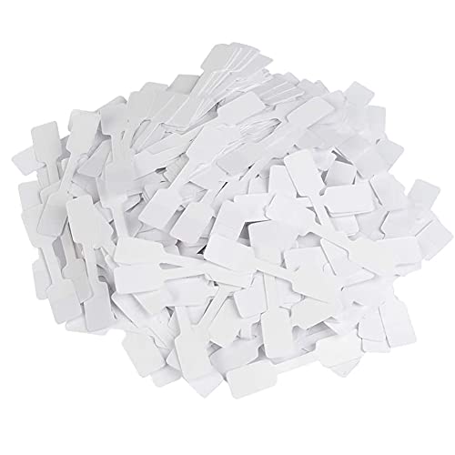Sukpsy 200 Pcs White Blank Jewelry Pricemarker Labels Self-Adhesive Blank Labeling Tags Rectangle Shape Price Tags Stickers For Jewelry Price Label Display #TOP2
