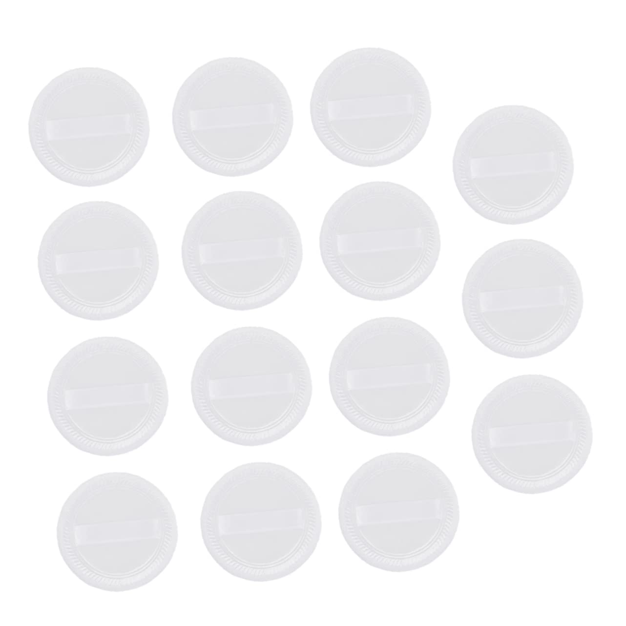 NOLITOY Supple Makeup Pad Tool Girl Makeup Pad Rounded Cosmetics Puff Box of 15 Powder