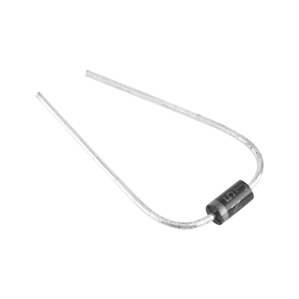 200Pcs 10 Values Rectifier Diode Assortment Kit DIY Electronic Components Standard Fast Recovery Power Rectifier 1N4001~1N4007 1N5817~1N5819 with Clear Box