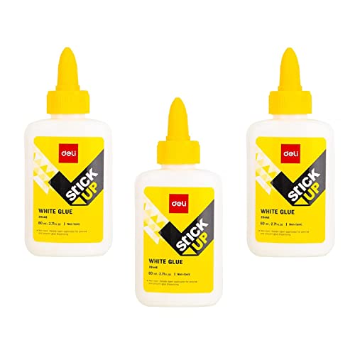 DELI Stick Up Flasche, 80 ml, Weiß, 3 Stück Cover