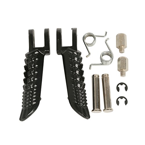 TCMT Black Aluminum Front Foot Pegs for Suzuki GSXR #TOP24