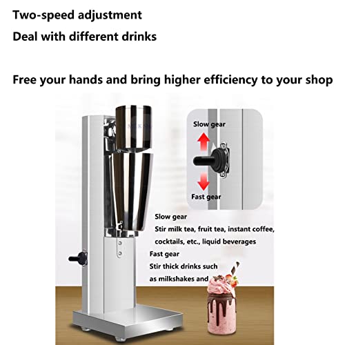 Mixage de milkshake électrique 150W avec bol 27oz et 2 vitesses pour boissons - 4