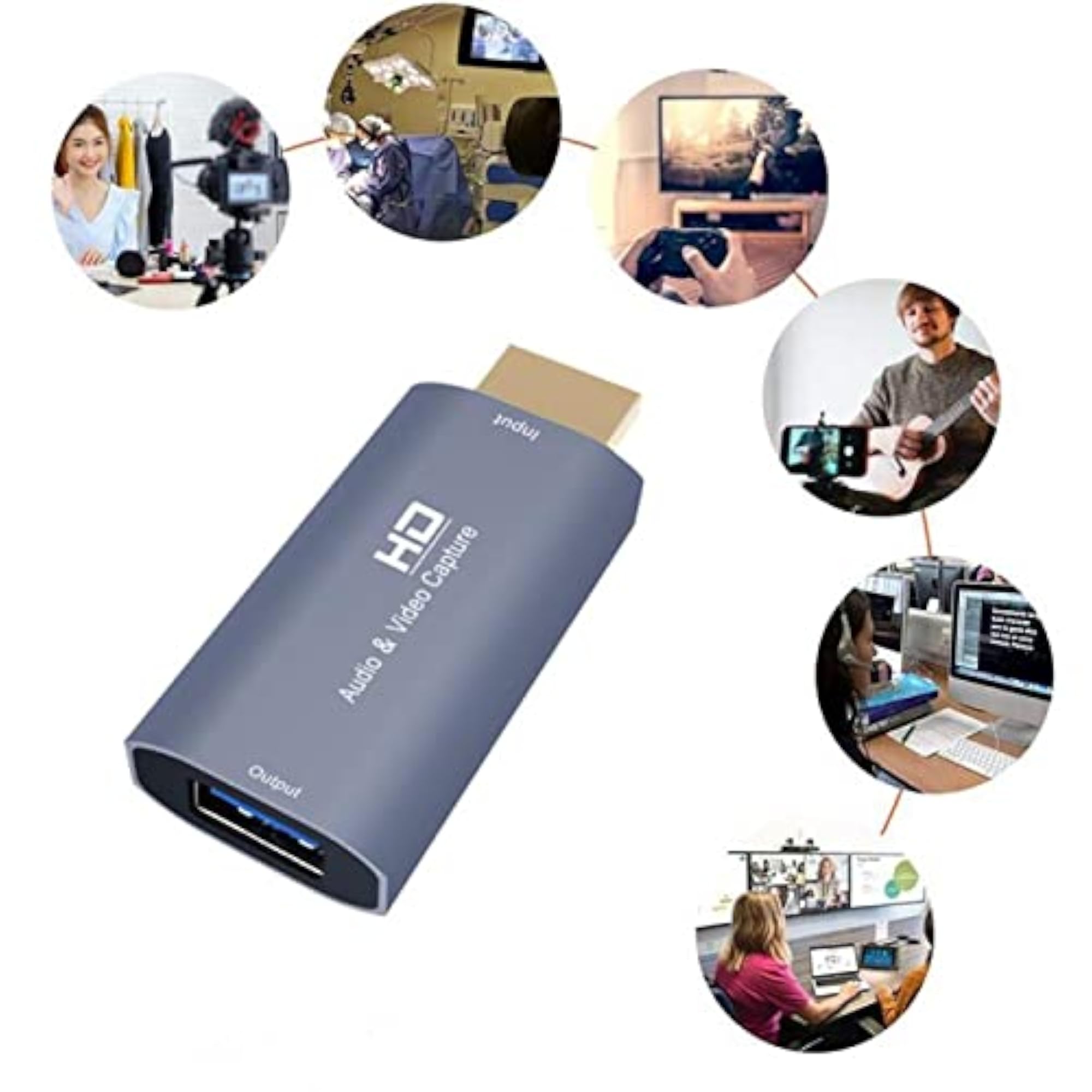 4K Video Capture Card for HDMI-Compatible Devices, High Quality