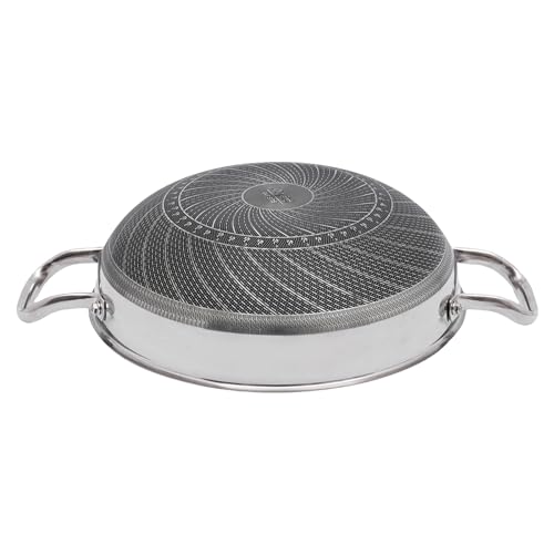 Wok de acero inoxidable 316 de 12.59 pulgadas con tapa miniatura 7