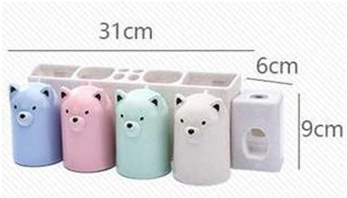 Japanese Wall Toothbrush Rack, ABS Friendly Plastic, Paste Type Wall Mounted Toothbrush Cup Holder