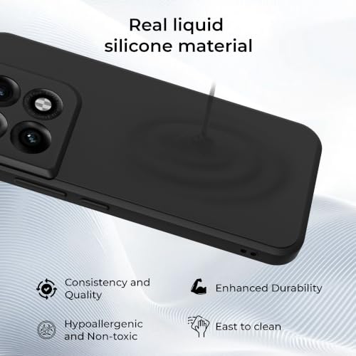 Image of A rtistque Back Cover Case for Motorola Edge 70 Pro 5G with Camera Protection | Shockproof TPU|Stylish Protective Design|Slim Fit|Ultra Matte| Back Cover - Black