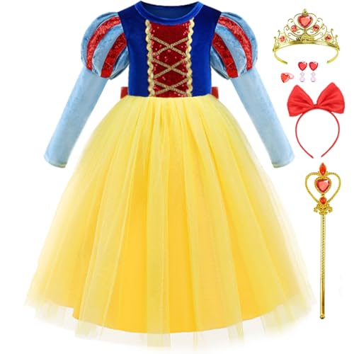 Disfraz de princesa para niñas 4-5 años