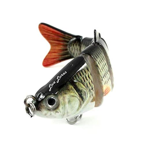 4" Jointed Bait Shad Swimbait Hard Bass Fishing Lure/Plug