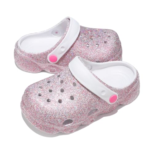 Image of Girls' Clogs for Toddlers & Kids Lightweight Garden Shoes Breathable Slip-on Slides Sandals Slippers Children's Beach Water Shoes