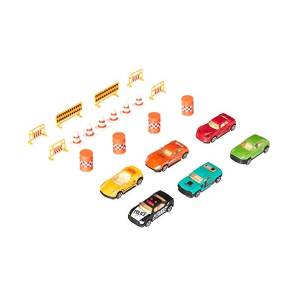 Amazon-Basics-Toy-Car-Carrier-Truck-With-Storage-For-Kids-Ages-3-and-Up-6-Pieces-Diecast-Vehicles-16-Accessories-Multicolor Amazon-Basics-Toy-Car-Carrier-Truck-With-Storage-For-Kids-Ages-3-and-Up-6-Pieces-Diecast-Vehicles-16-Accessories-Multicolor