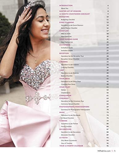 amazon com ultimate quinceanera planning guide by mi padrino quinceanera planner quince planning book organizer quince anos organizador y planificador agenda para quinceaneras office products