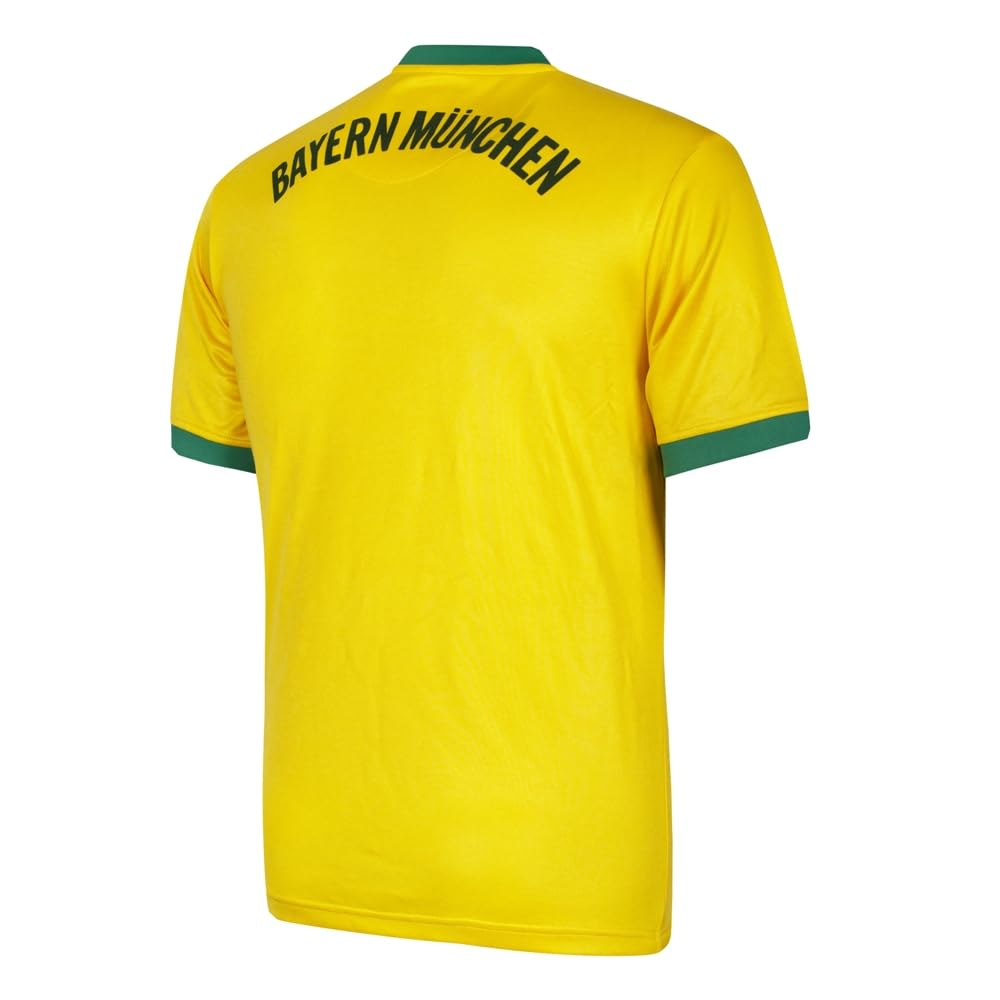COPA - Maglia retrò - Calcio - Uomo - FC Bayern Monaco 1986 - Giallo - 43% Poliestere – 33% Cotone – 24% Viscosa