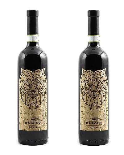 2 BOTTIGLIE BAROLO DOCG 2019 Lebōn Vino Rosso - pregiata etichetta in sughero (2x750 ml)