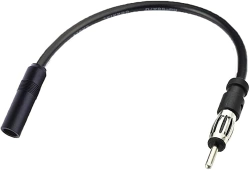 Coche AM FM Radio estéreo macho a hembra conector de antena enchufe para auto estéreo