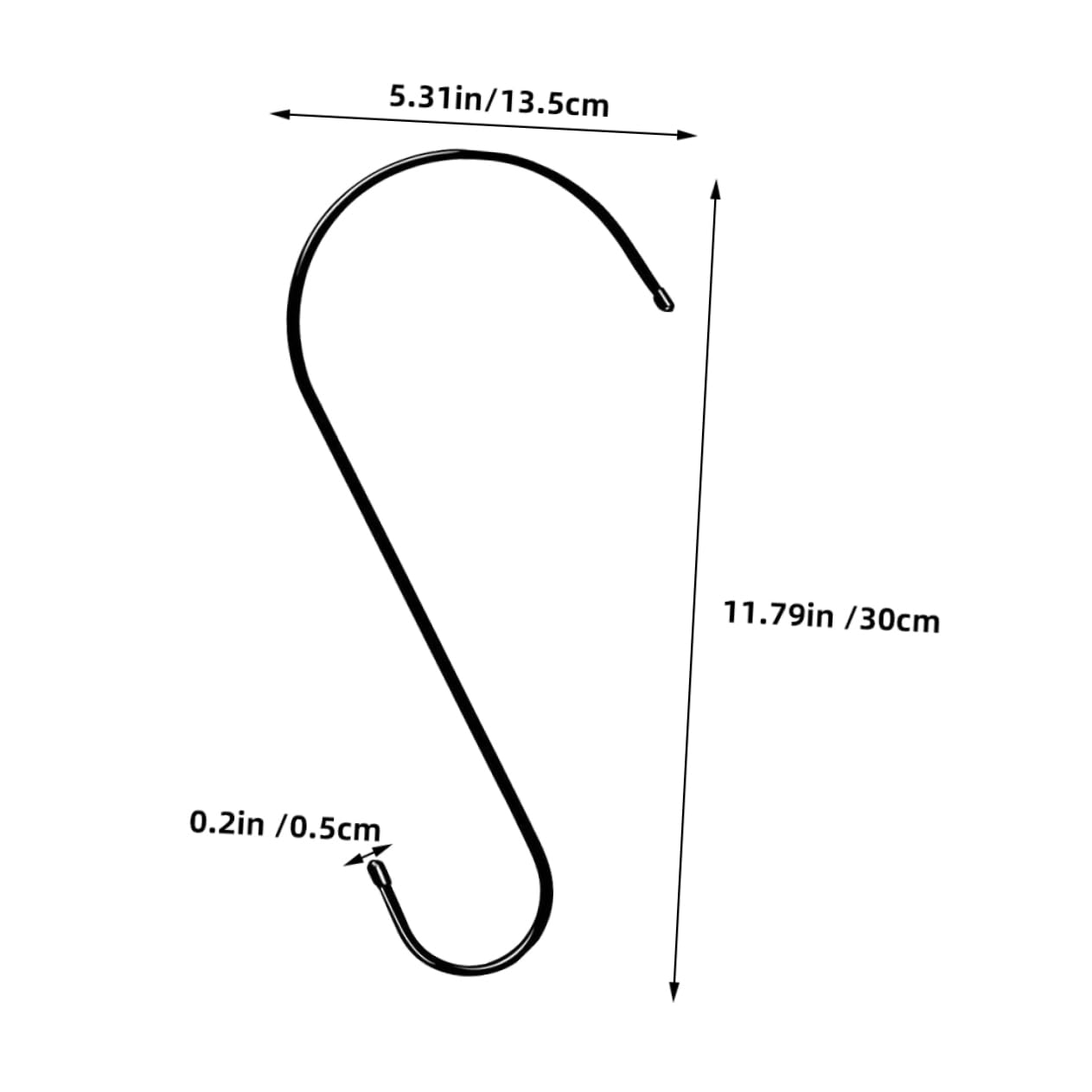 Abaodam 6pcs Hooks for Hanging Plants Multi Functional Shaped Balcony Bonsai Hook Durable Metal for Use for Bird Feeders and Flower Pots