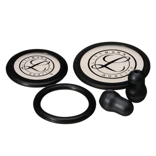 Image of Premium Quality Spares for Littmann Stethoscope Classic III and Cardiology IV, Black
