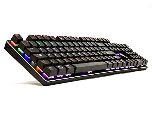 Teclado Mecanico Gamer Rgb Usb Abnt2 Switch Blue Knup Kp2046