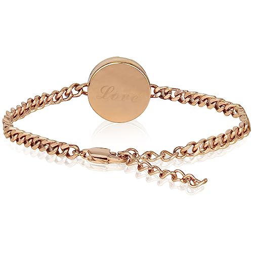 Image of Long Distance Touch Bracelets, Couples Bracelets, Remote Smart Matching Couples Bracelet for Couples Suitable for Long Distance Relationship Girlfriend Boyfriend Passing on Love and Miss Gifts