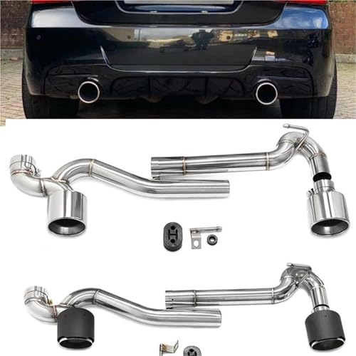 Embout d'échappement double pour BMW E90 idéal pour sublimer vos trajets - 5