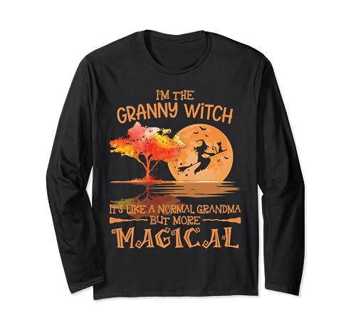 Granny Witch Like Normal Grandma Comprar Magical Halloween Manga Larga